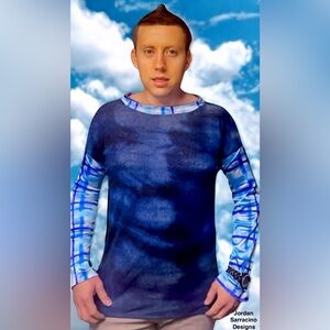 Blue&White Winter Wonderland Shirt